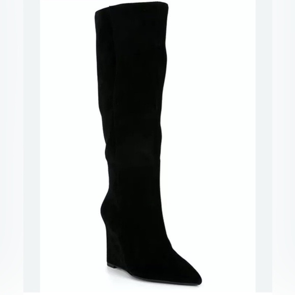 Gianni Bini Elegant Black Knee-High Women's Boots size 6.5M (G) - Picture 1 of 7